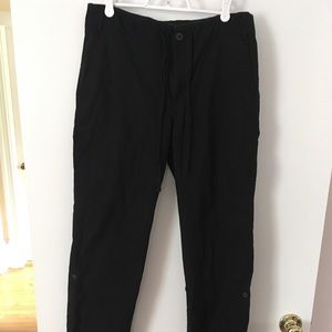 Eddie Bauer convertible black pants